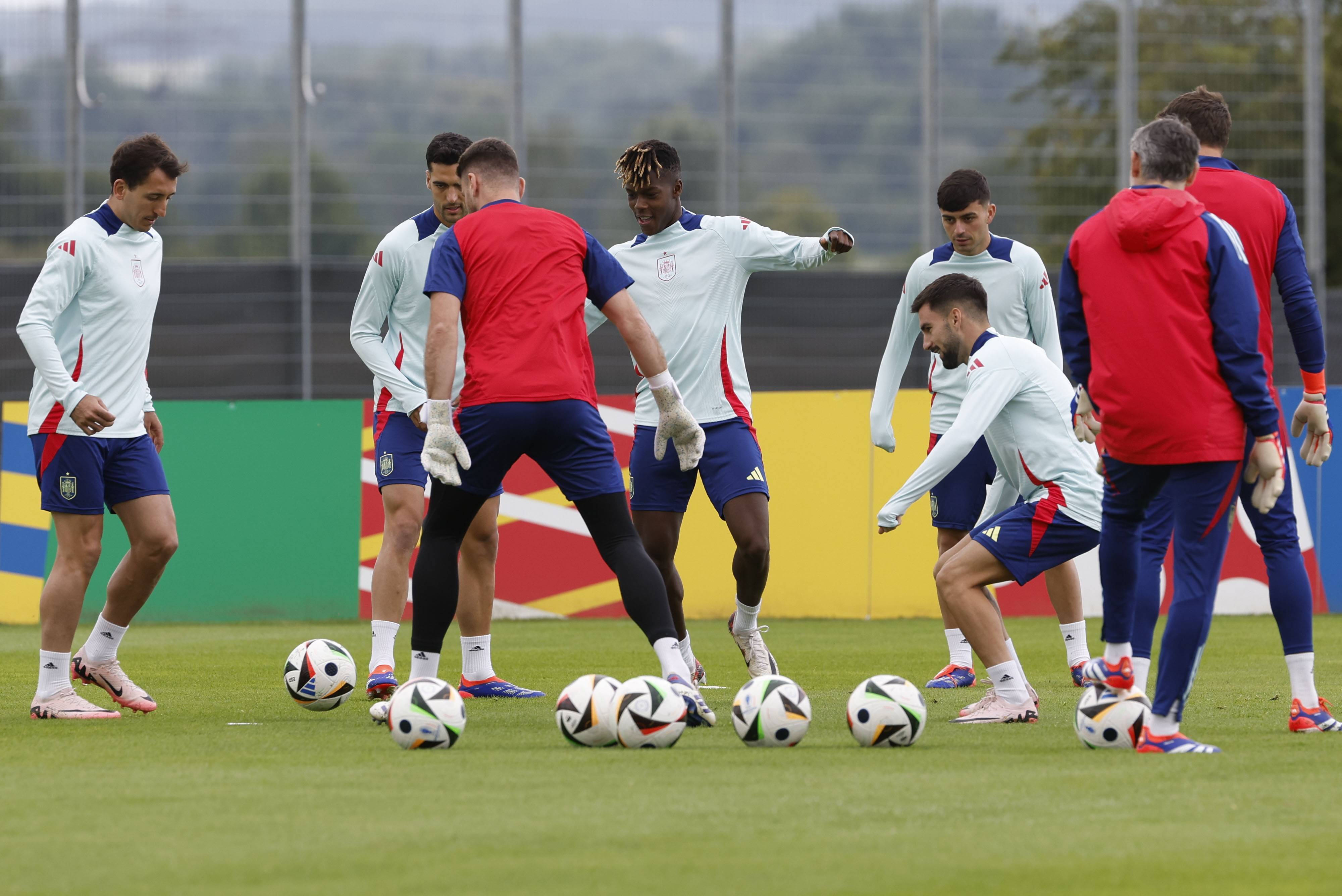 西班牙队获得欧锦赛冠军赛后欢呼雀跃